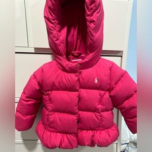 Ralph Lauren Girls Puffer Coat